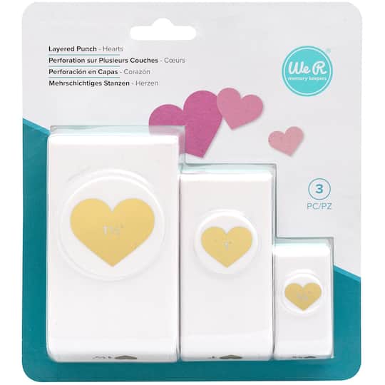 We R Memory Keepers&#xAE; Hearts Layering Punches